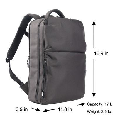KABAG ADHD Large Charcoal Size Chart US